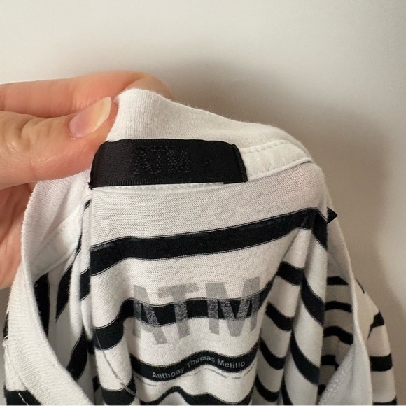 ATM Striped Long Sleeve T-Shirt - Picture 4 of 8